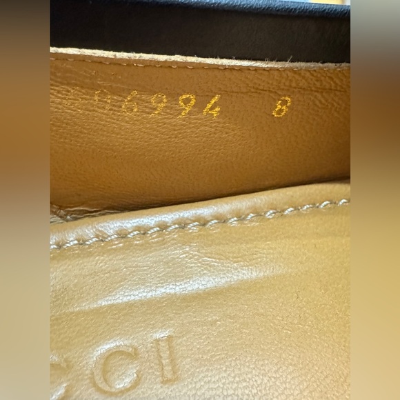 GUCCI Jordaan Horsebit Black Leather Loafer 8 / 8.5 US 1953 Moccasin $1100 - Picture 11 of 11